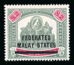 Stamp of Malaysia » Federated Malay States FMS 1900-34 mint collection on stock sheets