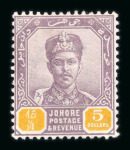 Stamp of Malaysia » Malaysian States Collections and Lots 1884-1935 mint collection on stock pages with Johore, Kedah, Negri Sembilan, Kelantan