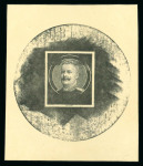Stamp of Portugal 1898 Proof in black on yellowish carton paper
