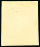 Stamp of Portugal 1898 Proof in black on yellowish carton paper