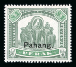 Stamp of Malaysia » Malaysian States Collections and Lots 1882-1935 mint collection on stock pages with Pahang, Perak, Selangor