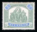 Stamp of Malaysia » Malaysian States Collections and Lots 1882-1935 mint collection on stock pages with Pahang, Perak, Selangor