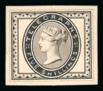 Stamp of Great Britain » Telegraphs 1880 Telegraphs: a superb stamp size hand painted essay