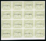 Stamp of Great Britain » Telegraphs 1880 Telegraphs: 1877 4d. sage-green, CC-FF, Pl. 1,