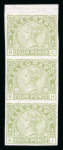 Stamp of Great Britain » Telegraphs 1880 Telegraphs: 1877 4d. sage-green, BG-BI vertical