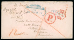 Stamp of Ionian Islands » Postal History » Mail to and from Foreign Destinations Ionian Islands 1858 cover Cephalonia to Hampshire England