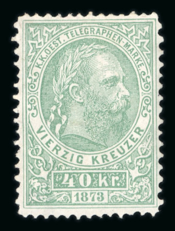 Stamp of Austria » Telegraph Stamps Austria Österreich 1873 Telegraphenm. Kl.Lot bessere W.