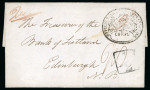 Stamp of Ionian Islands » Postal History » Mail to and from Foreign Destinations Ionian Islands 1831-1862 group five entires Corfu to Great Britain