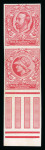 Stamp of Great Britain » King George V » 1911-12 Downey Head Issues 1911 De La Rue Minerva head se-tenant with Downey head
