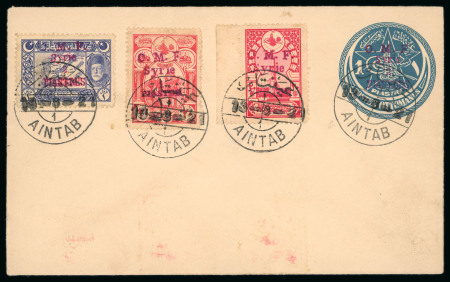 Stamp of Syria » Syria French Occupation Post Offices - 1919-22 Syrie Française/Ain-Tab Entiers Postaux : 1921, superbe