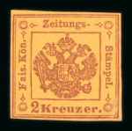 Stamp of Austria » Newspaper Tax Stamps Austria Österreich 1858-90 Zeitungsstempelmarken Lot div. Werte