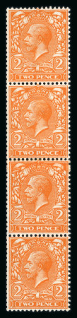 Stamp of Great Britain » King George V » 1912-24 Profile Head Issues 1912-24 2d. intense bright orange, a superb mint NH