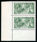 Stamp of Great Britain » King George V » 1913-19 Seahorse Issues 1913 Waterlow £1 green, a wonderfully fresh and well