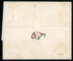 Stamp of Switzerland / Schweiz » Kantonalmarken » Zürich 1846, Zürich 4, Type III, mit waagerechten Unterdrucklinien, auf Brief