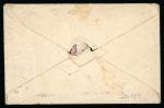 Stamp of Great Britain » Postal Stationery 1842 1d. pink envelope from St Columb to Camborne,