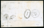 Stamp of Great Britain » 1854-1900 Postal History of the Perforated Line Engraved and Surface Printed Issues 1880 (Nov 6) Wrapper to Mexico with 1873-80 4d grey-brown pl.17 tied by the cds part of the Manchester duplex