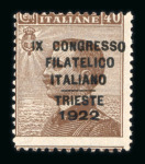 Stamp of Italy » Regno d'Italia Italy 1922 Trieste Congres set of 4 mnh