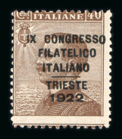 Stamp of Italy » Regno d'Italia Italy 1922 Trieste Congres set of 4 mnh