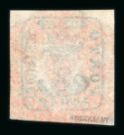 Stamp of Romania » 1858 (1st Nov.) - 1861 Moldavia - Handstruck at Jassy - Imperforate 40 parale blue, cancelled large JASSY MOLDOVA CDS in red (M2 type)