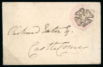 Stamp of Ireland » GB Used In Ireland 1844 (AP.19.1844) 1d. pink stationery envelope (Huggins