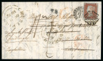 Stamp of Great Britain » 1841 1d Red 1842 (20.Sep) entire letter ex the Lord Clifford Correspondence