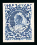 Stamp of Nigerias » Niger Coast Protectorate 1894 (Jan) 1/2d to 1s set of six imperf. colour trials
