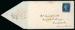 Stamp of Great Britain » 1841 2d Blue 1841 (Oct 27) envelope from Edinburgh to Rochdale,