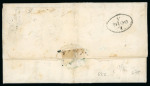 Stamp of Great Britain » 1841 2d Blue 1844 (Oct 15) entire letter from Leamington via Boston
