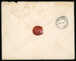 Stamp of Nigerias » Niger Company Territories Lokoja: 1900 (Mar 31) envelope sent to Captain Eden