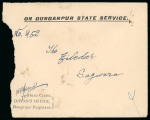 Stamp of Indian States » Dungarpur Later postal history of Dungarpur material showing