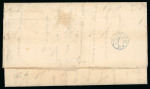 Stamp of Ireland » GB Used In Ireland 1864 Ballymena to Mexico, a superb "Matched" pair of