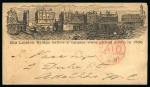 Stamp of Great Britain » Hand Illustrated and Printed Envelopes 1881 (JY18) a superb example of the "London Bridge"
