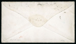 Stamp of Gibraltar 1859 (No 16) envelope from Gibraltar to London, bearing