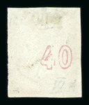 Stamp of Greece » Large Hermes Heads » 1871-72 Later clean plates 40 lepta yellow bistre on greenish