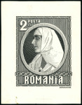 Stamp of Romania » Later Issues 1922 Essay / original artwork (size 210 x 170 mm) in