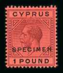 Stamp of Cyprus Cyprus Specimen collection