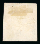 Stamp of Romania » United Principalities 1862-1864 6 parale brick red handstruck cancelled FRANCO JASSY in blue