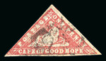 Stamp of South Africa » <mark>Cape</mark> <mark>of</mark> <mark>Good</mark> <mark>Hope</mark> <mark>Cape</mark> <mark>Good</mark> <mark>Hope</mark> 1861 Woodblock 1d brick red used
