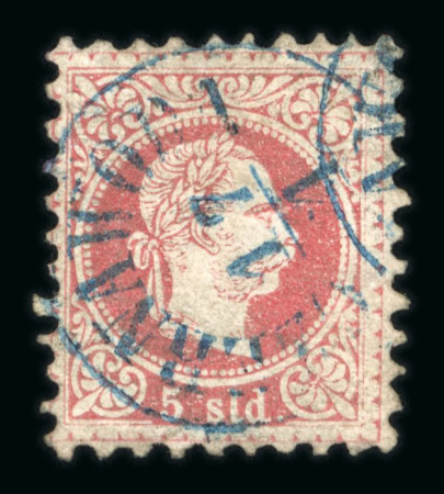 Stamp of Romania » Austrian Levant Post Offices CZERNAWODA & SULINA: Offices in Dobruja, Ottoman Empire. 5s. Cernavova and 10s. & 15s. Sulina