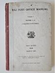 Stamp of Indian States » Jaipur 1945 Raj Post Office Manual Vol I. Published under