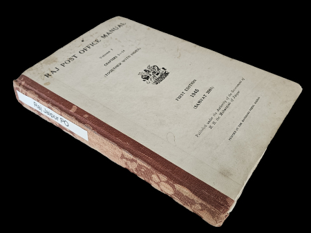 Stamp of Indian States » Jaipur 1945 Raj Post Office Manual Vol I. Published under
