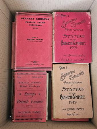 Stamp of Literature Literature: 1897-1945, Stanley Gibbons "part 1" British Empire catalogues