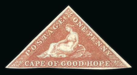 Stamp of South Africa » Cape of Good Hope Cape Good Hope 1853 1d deep brick-red unused