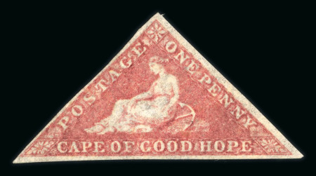 Stamp of South Africa » Cape of Good Hope Cape of Good Hope 1855-63 1d rose unused x 4