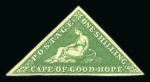 Stamp of South Africa » <mark>Cape</mark> <mark>of</mark> <mark>Good</mark> <mark>Hope</mark> <mark>Cape</mark> <mark>of</mark> <mark>Good</mark> <mark>Hope</mark> 1855-63 1s bright yellow green unused