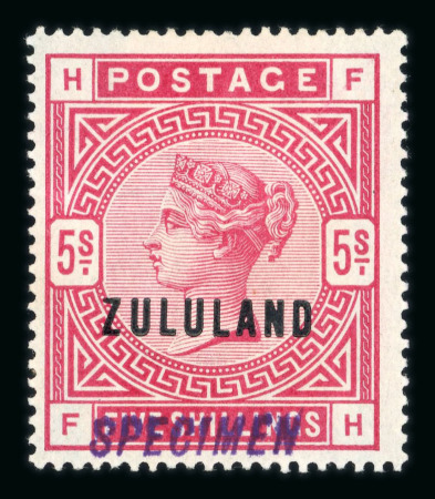 Stamp of South Africa » Zululand 1888-93 1/2d to 5s with "SPECIMEN" type NA1, mint part