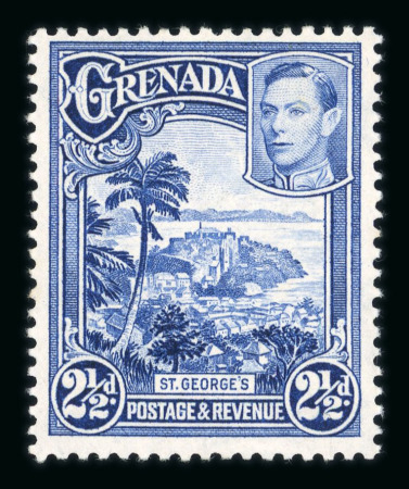 Stamp of Grenada 1938-50 St. George's 2 1/2d perf. 12 1/2 x 13 1/2, mint never hinged