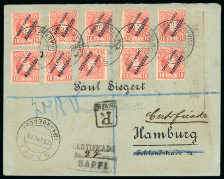 Stamp of Spain » Spanish Morocco Spanish Morocco, 1906, very nice registered cover 25/01/06