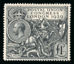 Stamp of Great Britain » Collections 1902-36 mint collection on stock pages