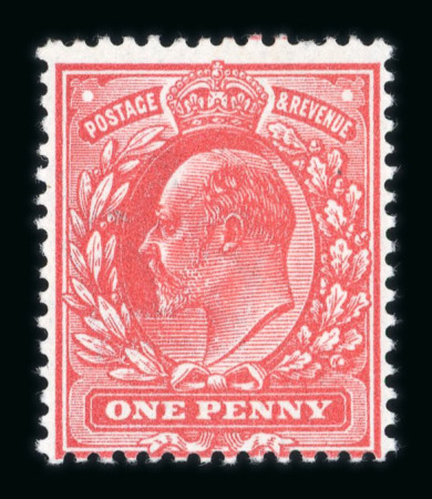Stamp of Great Britain » King Edward VII » 1911 Harrison & Sons Issues 1911 Harrison 1d aniline pink mint n.h.